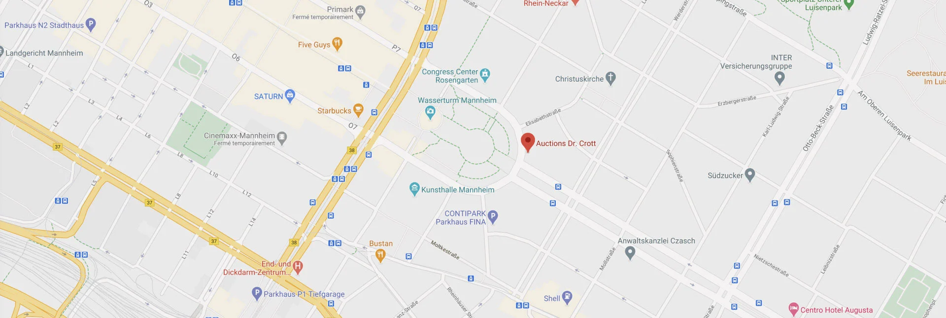 map of Auctionners-dr-crott-office